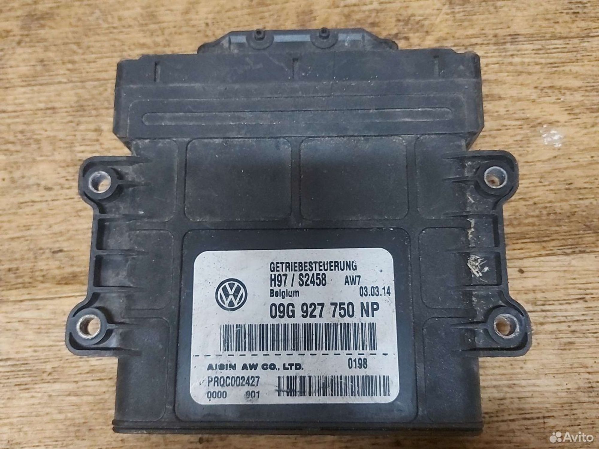 Блок управления АКПП VW Jetta 2011 09G927750NP