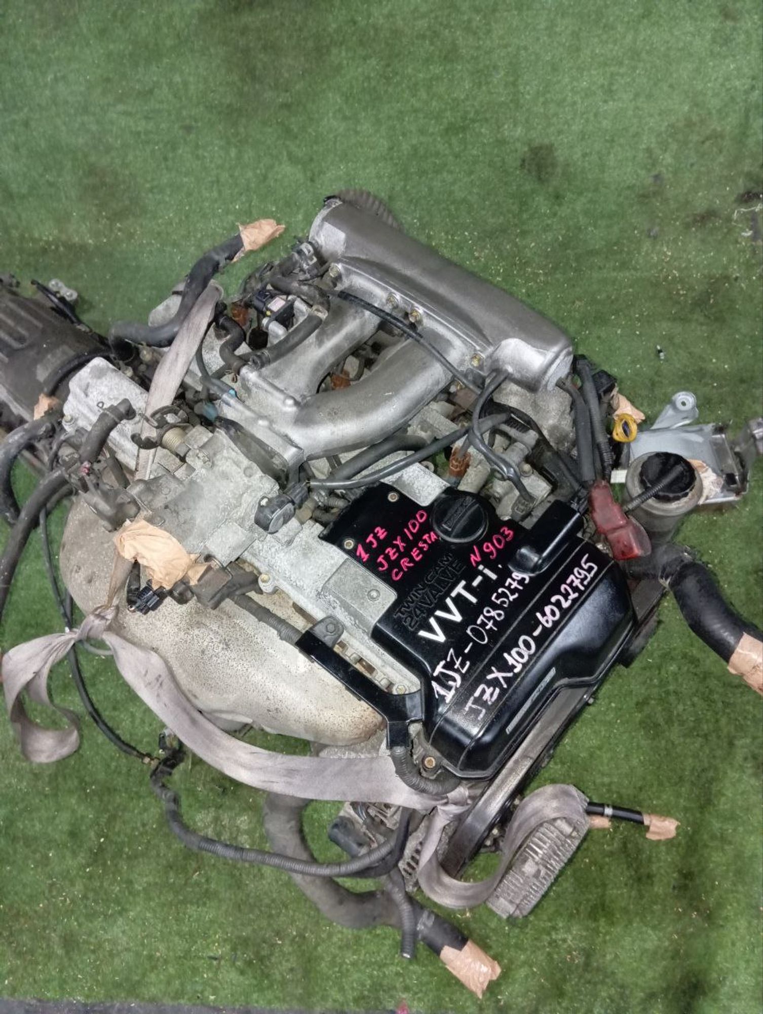 903 ДВИГАТЕЛЬ + АКПП 30-40LS Cresta JZX100 1JZ-GE